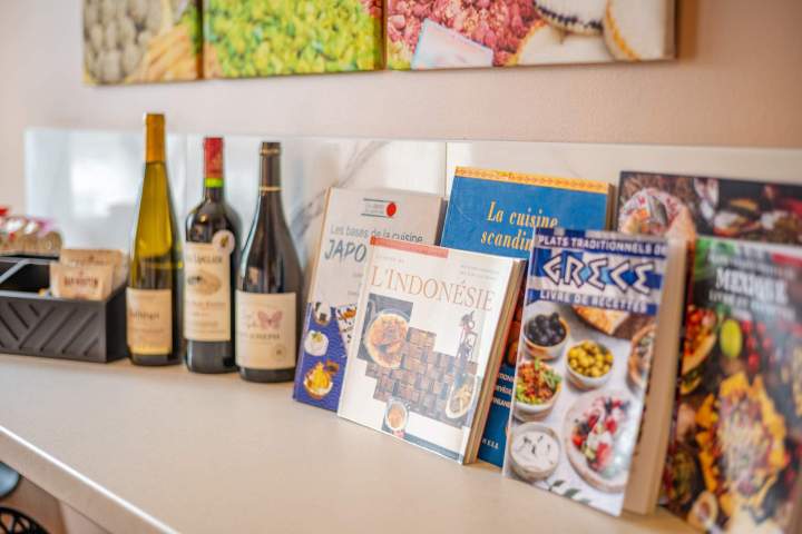 Détail cuisine livre