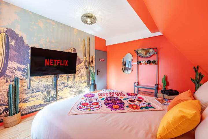 Mexique Lit netflix et porte